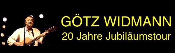 Götz Widmann - 20 Jahre Jubiläumstour