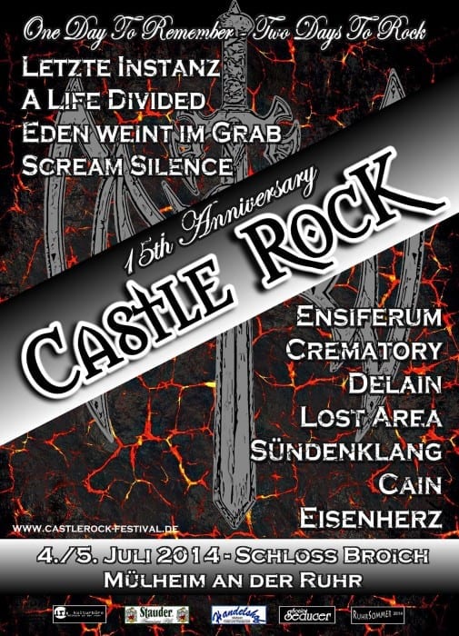Flyer: Castle Rock 2014 (Autor: Michael Bones)