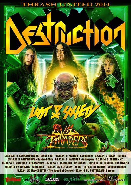 Flyer: Destruction Tour 2014