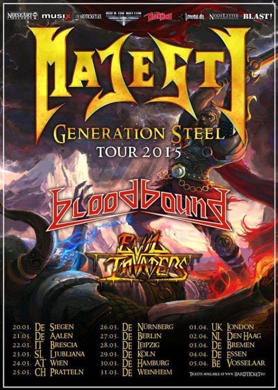 Flyer: Majesty Tour 2015