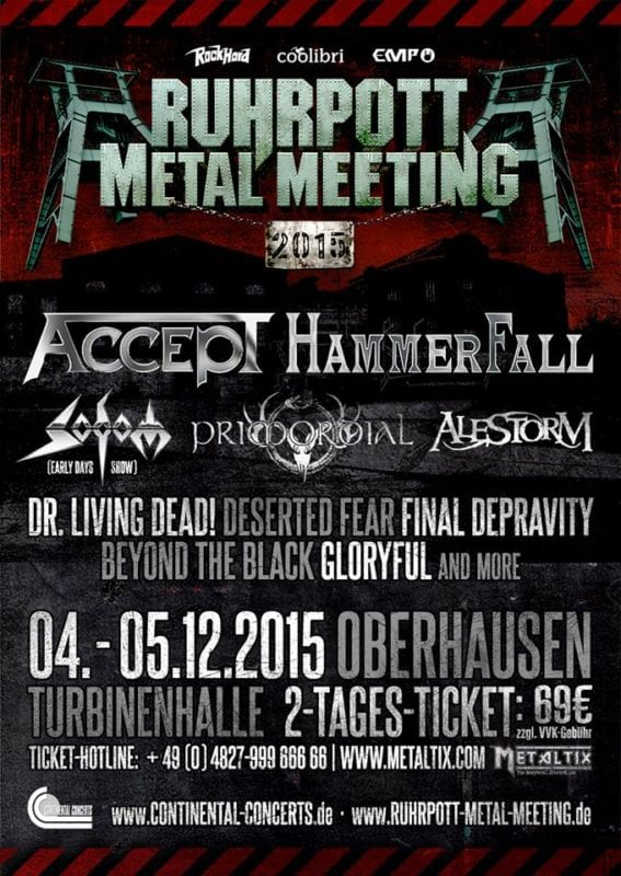 Flyer: Ruhrpott Metal Meeting 2015