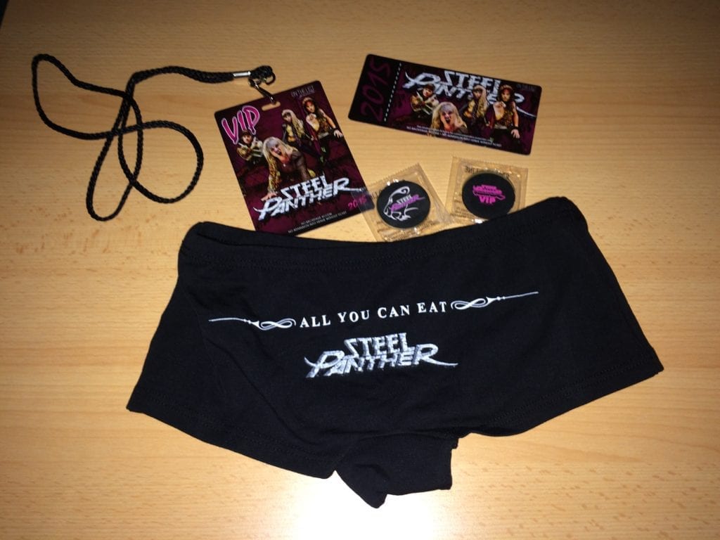 Steel Panther VIP Package All You Can Eat