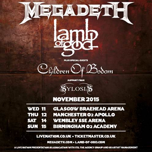 Flyer: Children of Bodom Tour - Part 2