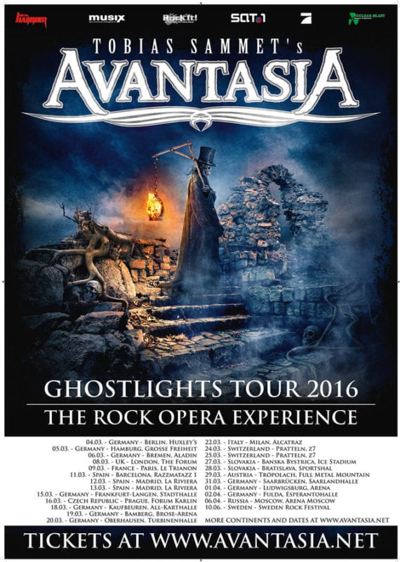 Avantasia: Tourflyer 2016
