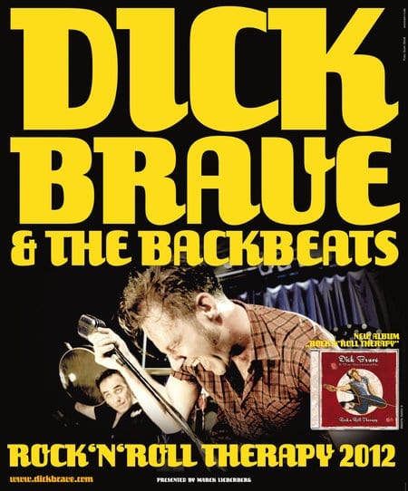 Flyer: Dick Brave & the Backbeats Tour 2012