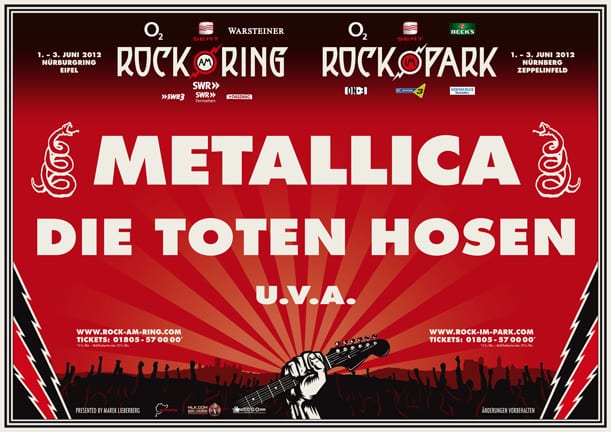 Official Flyer Rock am Ring / Rock im Park 2012