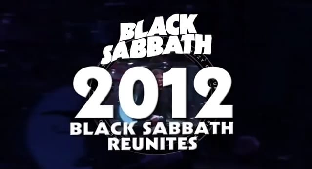Black Sabbath Reunion 2012