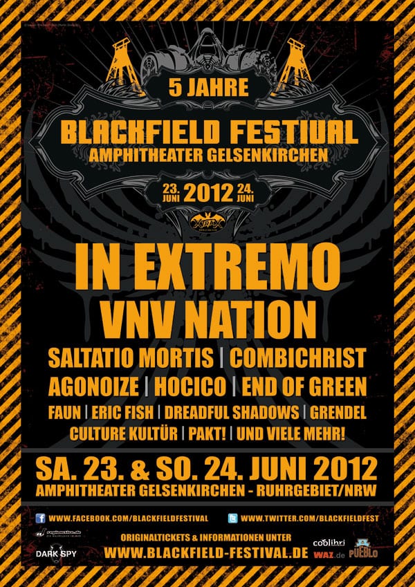 Official Flyer - Blackfield Festival 2012