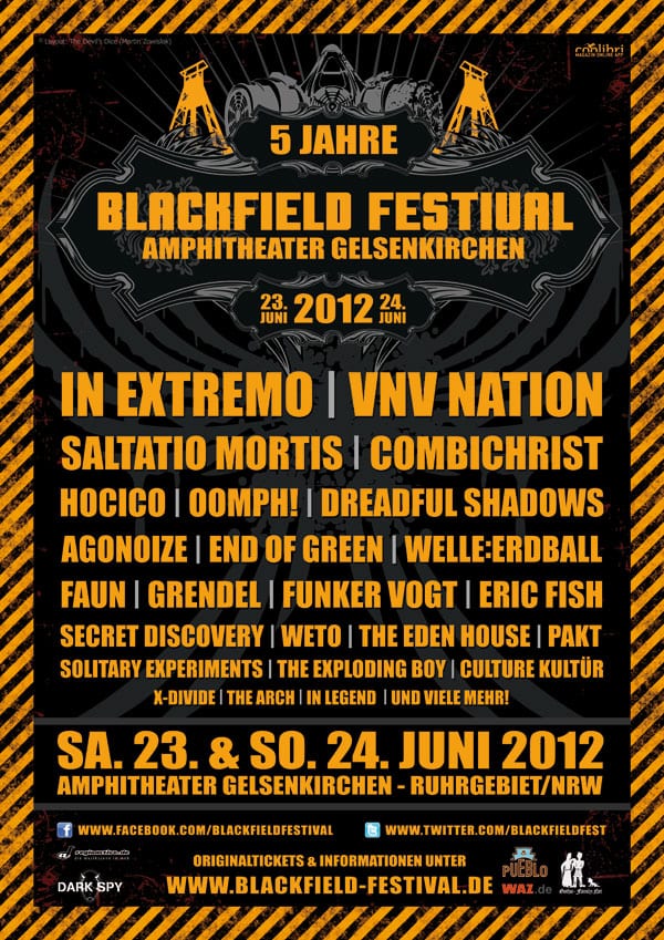 Official Flyer: Blackfield Festival 2012