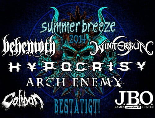 Summer Breeze 2014 Erste Bands