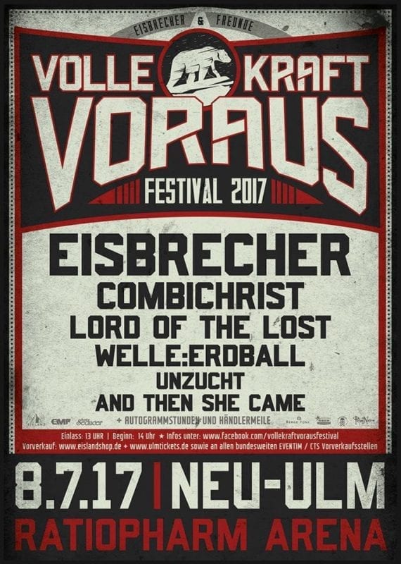 Official Flyer: Eisbrecher - Volle Kraft Voraus - Festival