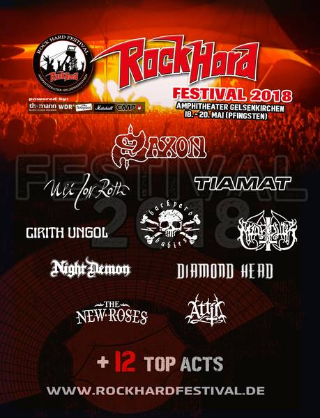 official Flyer: Rock Hard Festival 2018