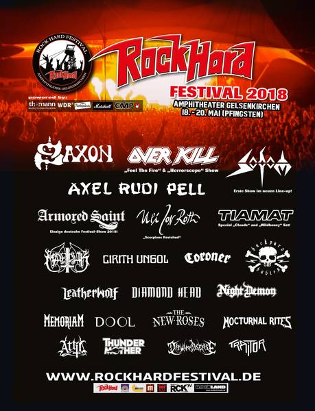 Official Flyer: Rock Hard Festival 2018